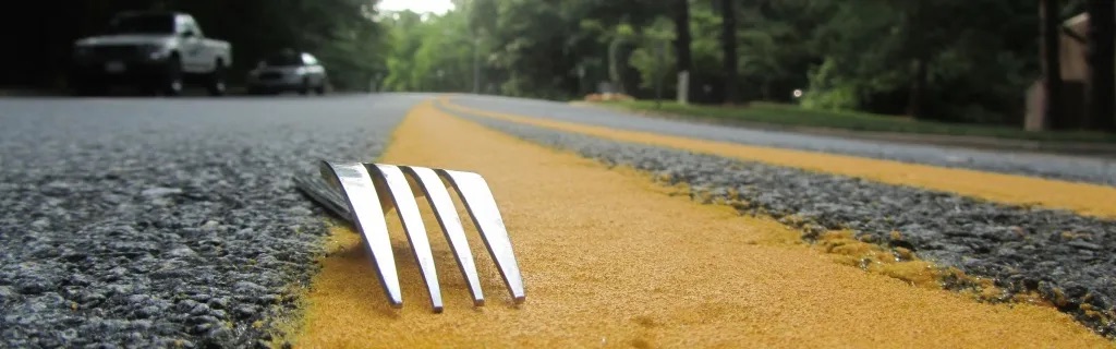 Fork in road