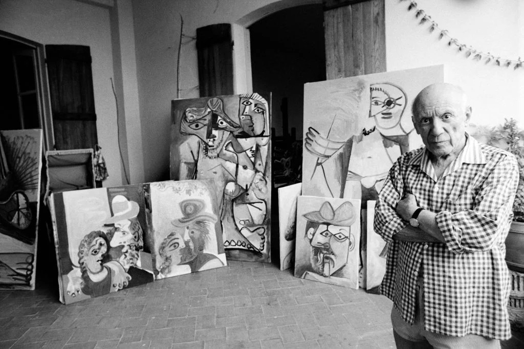 picasso with his imaginative works